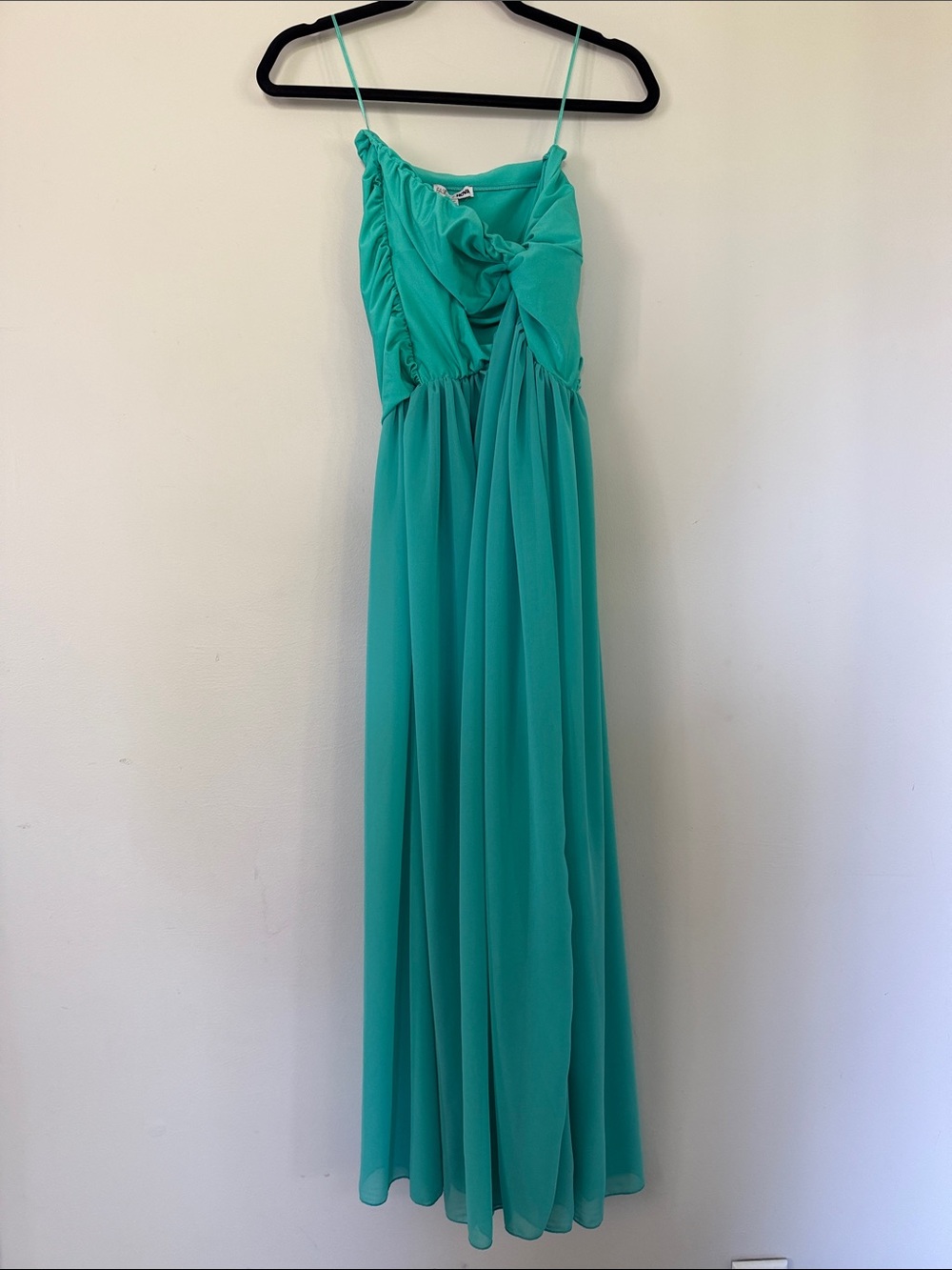 Fashion Nova | Turquoise Twist Maxi Dress